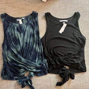 2 Heavenly tank tops by Victoria secret , size medium, soft and stretchy.